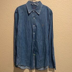 Ralph Lauren Classic Blue Denim Shirt